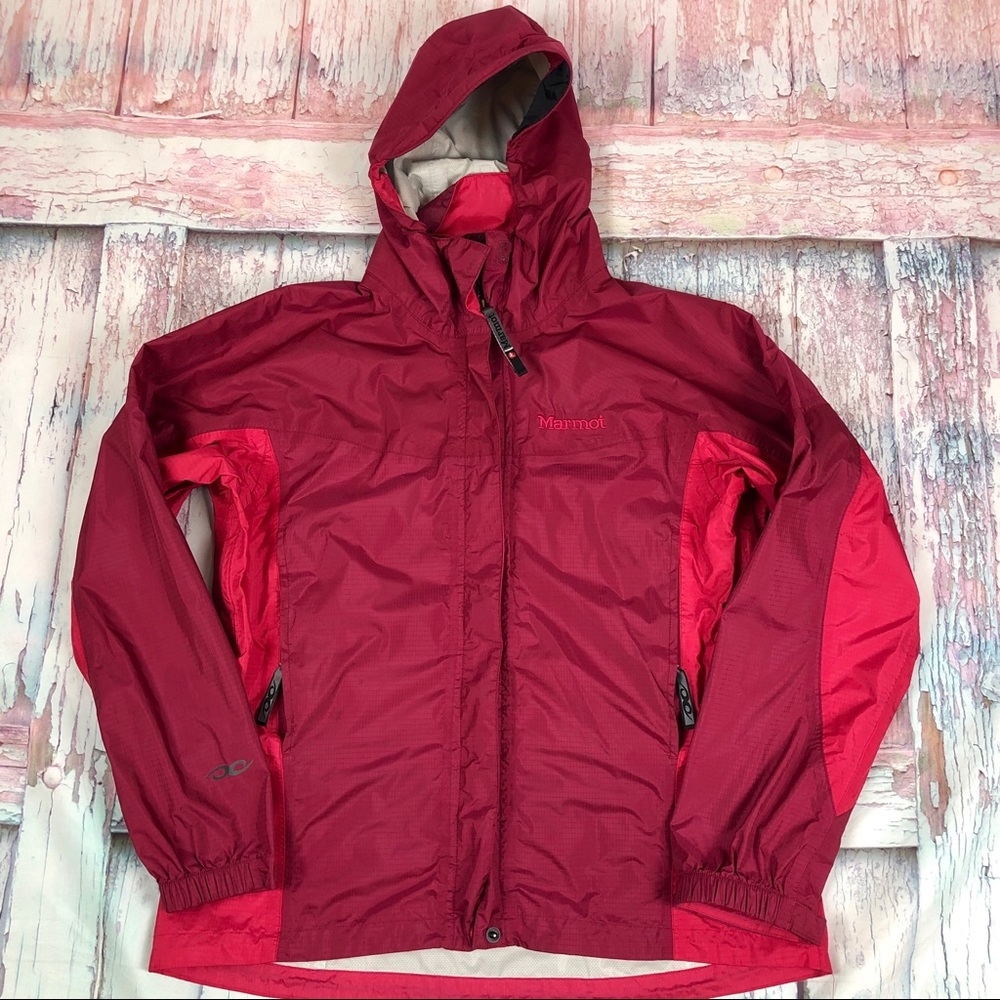 Marmot Women’s Raspberry Rain Jacket Sz Med